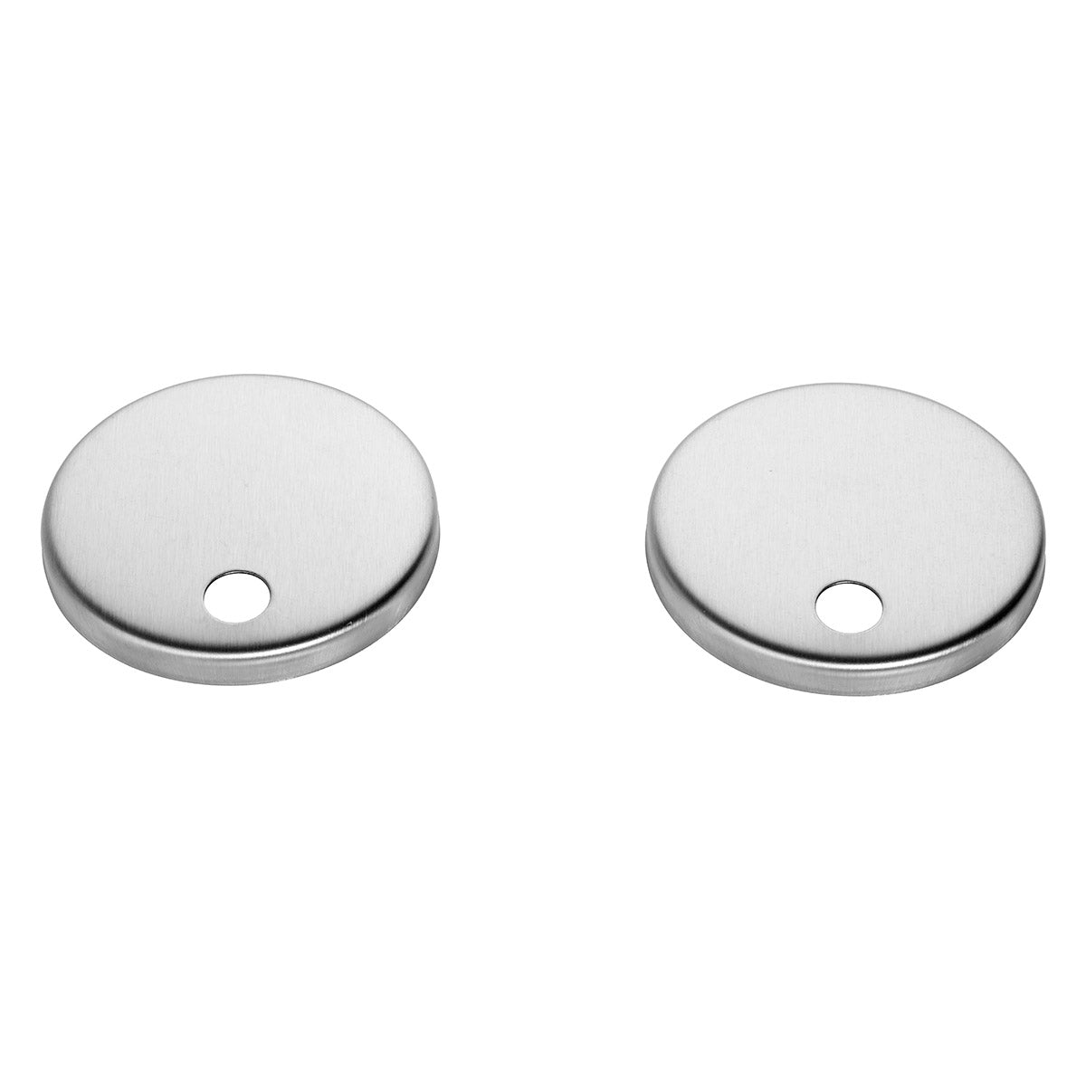 Mounting Base Caps for Executive Toilet Seats - Brushed Nickle (Satin) Finish (set of 2)